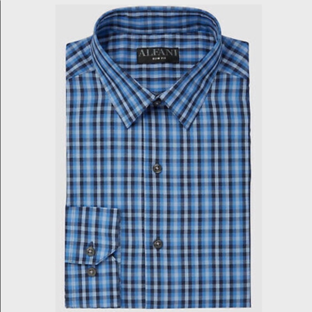 2 for $20 Alfani Men Slim-Fit Long-Sleeve Dress Shirt